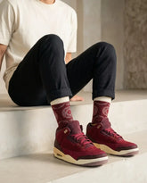 Bin23 Sneaker Match Socks ā Air Jordan 3 Inspired Mid-Calf Crew Socks
