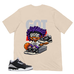 Black Cement 3s Zadago Shirt Got Em Dope Graphic