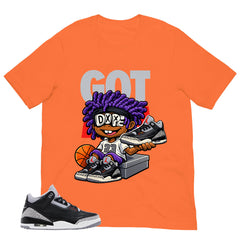 Black Cement 3s Zadago Shirt Got Em Dope Graphic