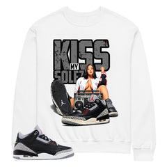 Black Cement 3s Zadago Shirt Kiss My Sole Graphic