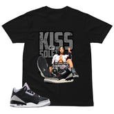 Black Cement 3s Zadago Shirt Kiss My Sole Graphic