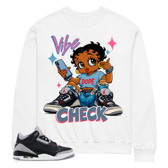 Black Cement 3s Zadago Shirt Vibe Check Graphic