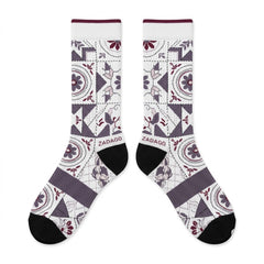 Black Collective Socks – A Ma Maniere x Air Jordan 5 Inspired Mid-Calf Unisex Crew Socks