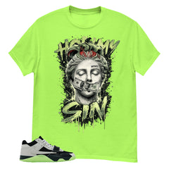Black Night Silver Chase B x Travis Scott Jumpman Shirt Hold My Sin Graphic