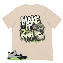 Black Night Silver Chase B x Travis Scott Jumpman Shirt Make It Rain Graphic