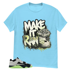 Black Night Silver Chase B x Travis Scott Jumpman Shirt Make It Rain Graphic