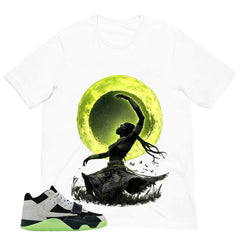 Black Night Silver Chase B x Travis Scott Jumpman Shirt Moon Girl Graphic