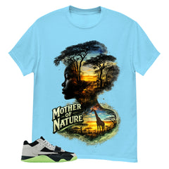 Black Night Silver Chase B x Travis Scott Jumpman Shirt Mother Of Nature Graphic