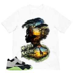 Black Night Silver Chase B x Travis Scott Jumpman Shirt Mother Of Nature Graphic