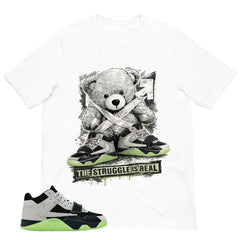 Black Night Silver Chase B x Travis Scott Jumpman Shirt The Struggle Is Real Graphic
