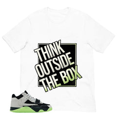 Black Night Silver Chase B x Travis Scott Jumpman Shirt Think Outside The Box Graphic