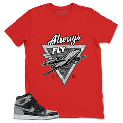 Black Rebellionaire 1s Zadago Shirt Always Fly Graphic