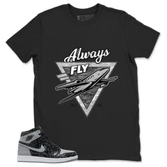Black Rebellionaire 1s Zadago Shirt Always Fly Graphic