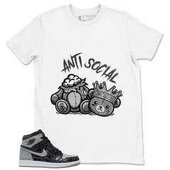 Black Rebellionaire 1s Zadago Shirt Anti Social Graphic