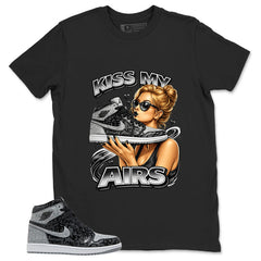 Black Rebellionaire 1s Zadago Shirt Kiss My Airs Graphic