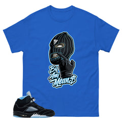 Black University Blue 6s Zadago Shirt By Any Means Graphic