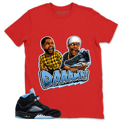 Black University Blue 6s Zadago Shirt Daaamn Sneaker Graphic
