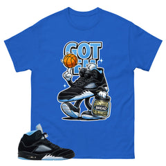 Black University Blue 6s Zadago Shirt Got Em Bread Graphic