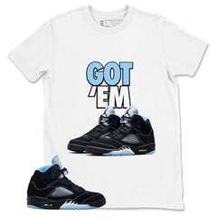 Black University Blue 6s Zadago Shirt Got Em Graphic