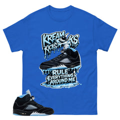 Black University Blue 6s Zadago Shirt Kream Kicks Graphic