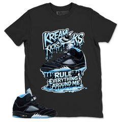 Black University Blue 6s Zadago Shirt Kream Kicks Graphic
