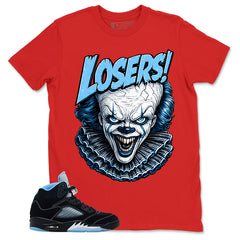 Black University Blue 6s Zadago Shirt Loser IT Graphic