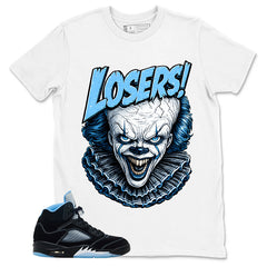 Black University Blue 6s Zadago Shirt Loser IT Graphic