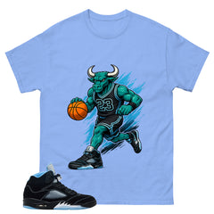 Black University Blue 6s Zadago Shirt Raging Bull Graphic