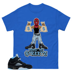 Black University Blue 6s Zadago Shirt Runnin The Street Graphic