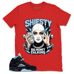 Black University Blue 6s Zadago Shirt Shiesty Girl Vibes Graphic