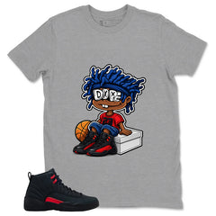 Black Varsity Red Bloodline 12s Zadago Shirt Got Em Dope Graphic