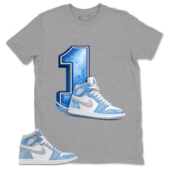 Blue Hyper Royal 1s Zadago Shirt 1's Sneaker Graphic