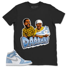 Blue Hyper Royal 1s Zadago Shirt Daaamn Sneaker Graphic