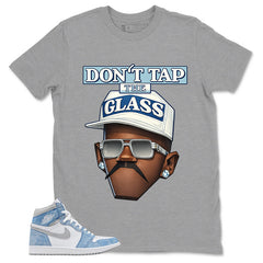 Blue Hyper Royal 1s Zadago Shirt Don't Tap The Glass Graphic