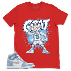 Blue Hyper Royal 1s Zadago Shirt Goat 23 Graphic