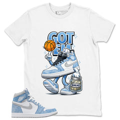 Blue Hyper Royal 1s Zadago Shirt Got Em Bread Graphic