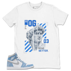 Blue Hyper Royal 1s Zadago Shirt Trend Setter Graphic