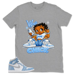 Blue Hyper Royal 1s Zadago Shirt Vibe Check Graphic
