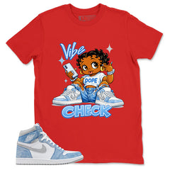 Blue Hyper Royal 1s Zadago Shirt Vibe Check Graphic