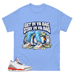 Blue Knicks 3s Shirt Get In Ya Bag Graphic