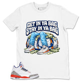 Blue Knicks 3s Shirt Get In Ya Bag Graphic