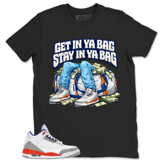 Blue Knicks 3s Shirt Get In Ya Bag Graphic