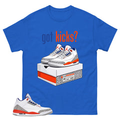 Got Kicks Shirt - Match Blue Air Jordan 3 Knicks