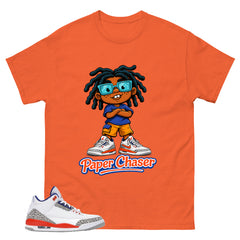 Blue Knicks 3s Shirt Paper Chaser Graphic