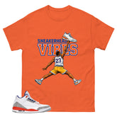 Blue Knicks 3s Shirt Sneakerhead Vibes Graphic