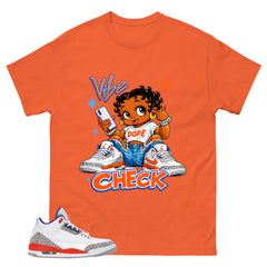 Blue Knicks 3s Shirt Vibe Check Graphic