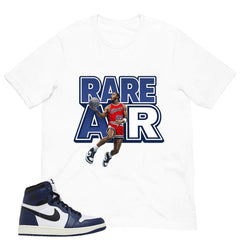 Blue Midnight Navy 1s Shirt Rare Air Graphic