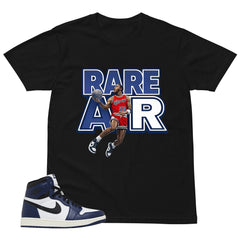 Blue Midnight Navy 1s Shirt Rare Air Graphic