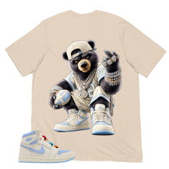 Blue Pale Ivory Pyschic Blue Wmns 1s Shirt Bear King Graphic