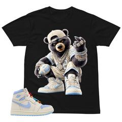 Blue Pale Ivory Pyschic Blue Wmns 1s Shirt Bear King Graphic